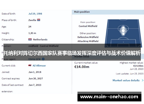 托纳利对阵切尔西国家队赛事临场发挥深度评估与战术价值解析